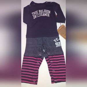 True Religion 6-12 Mo Baby One Piece New With Tag Excellent Condition Great Gift